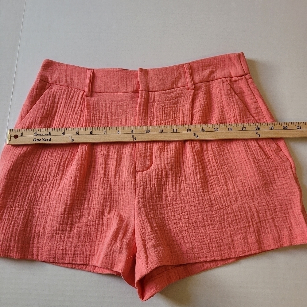 Nine West Cruz Coral High Rise Walking Shorts Sz M - Picture 3 of 7